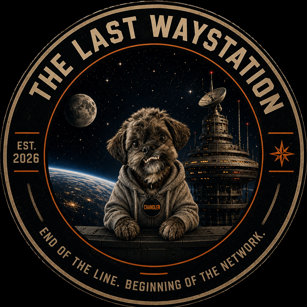 The Last Waystation mission patch featuring Chandler